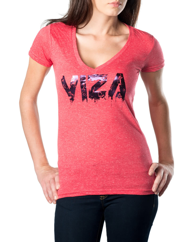 Pink Girls Foil Ink Shirt